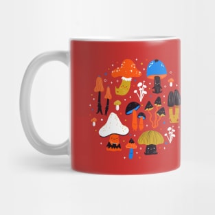 Cute autumn mushrooms Mug